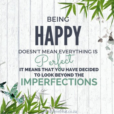 being happy