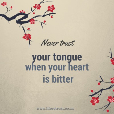 never trust your tongue
