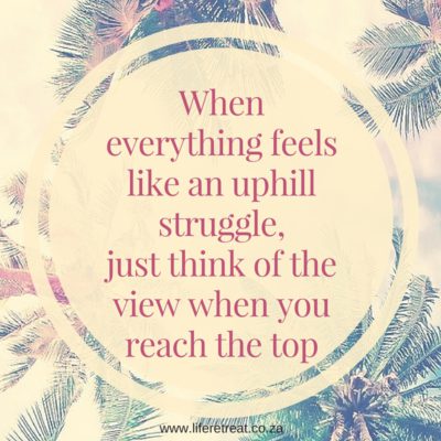 uphill struggle