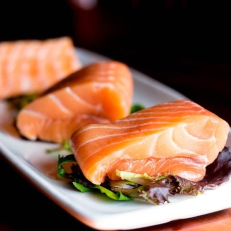 Ginger Salmon Sashimi