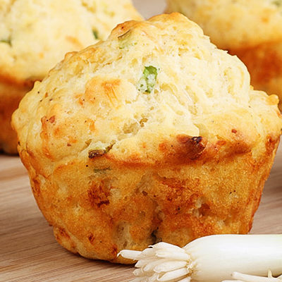 Cheese, Chive & Onion Muffins Recipe