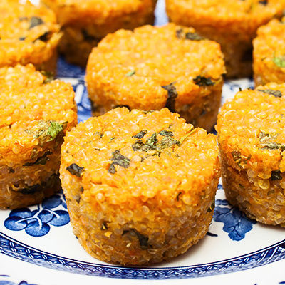 Carrot Quinoa Protein Muffins
