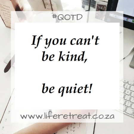 Be quiet
