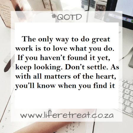 Dont settle